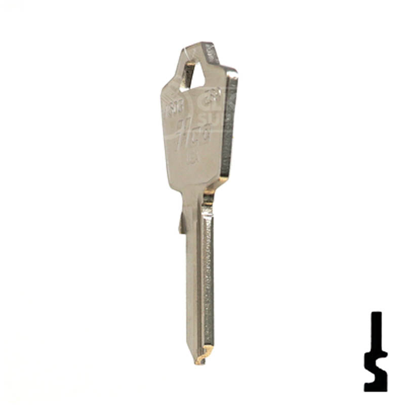 Uncut Key Blank | Mailbox | 1503, ES9 Office Furniture-Mailbox Key Ilco