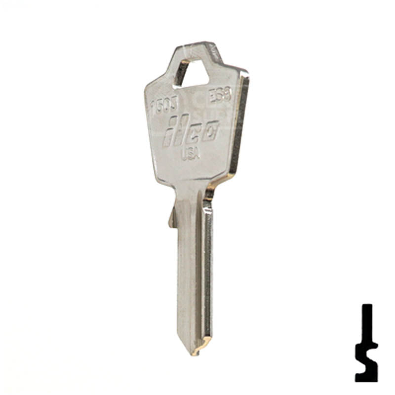 Uncut Key Blank | Mailbox | 1503, ES9 Office Furniture-Mailbox Key Ilco
