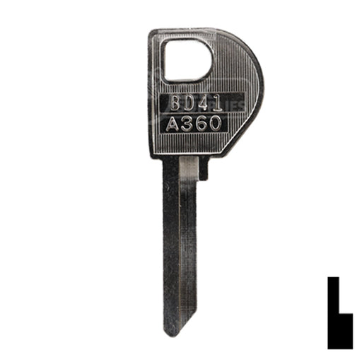 Uncut Key Blank | Miwa | BD41 Office Furniture-Mailbox Key Framon Manufacturing Company, Inc