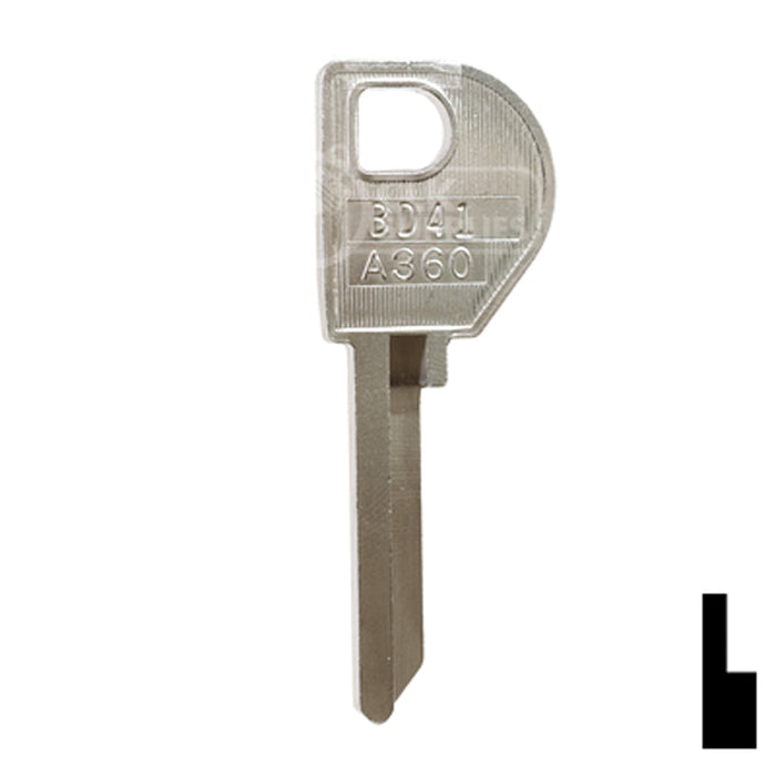 Uncut Key Blank | Miwa | BD41 Office Furniture-Mailbox Key Framon Manufacturing Company, Inc