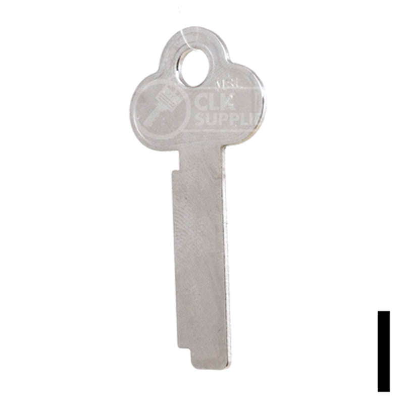 Uncut Key Blank | Mosler, Safe Deposit Box | MSL-2 Office Furniture-Mailbox Key Ilco