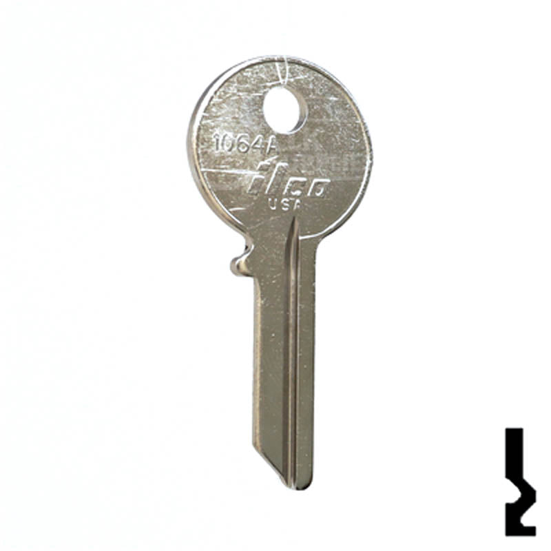 Uncut Key Blank | National | 1064A Office Furniture-Mailbox Key Ilco