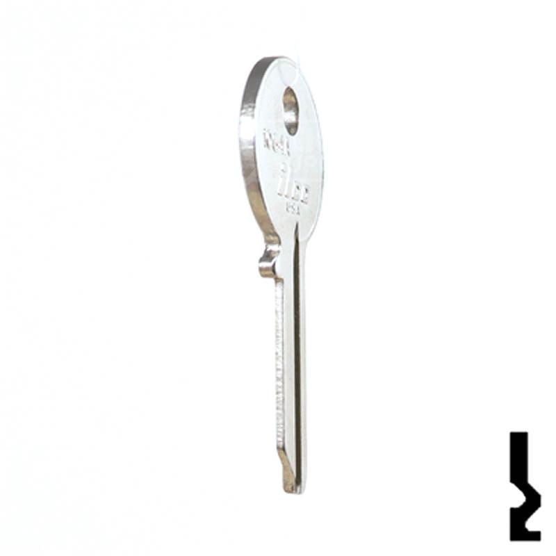 Uncut Key Blank | National | 1064A Office Furniture-Mailbox Key Ilco