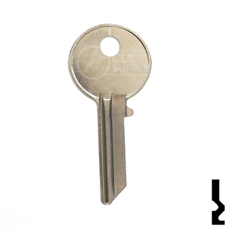 Uncut Key Blank | National | 1064A Office Furniture-Mailbox Key Ilco
