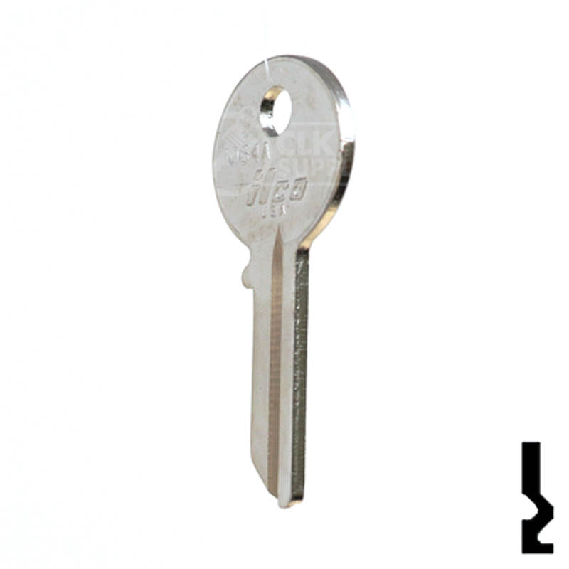 Uncut Key Blank | National | 1064A Office Furniture-Mailbox Key Ilco