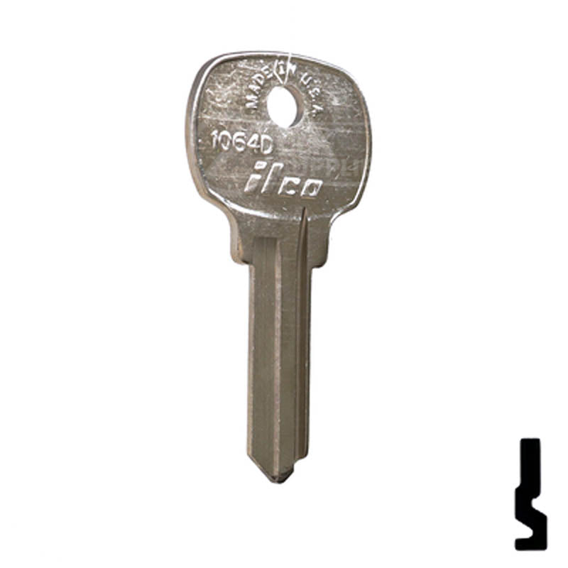 Uncut Key Blank | National | 1064D Office Furniture-Mailbox Key Ilco