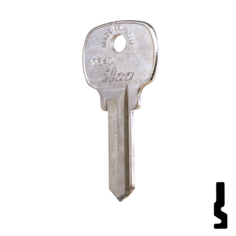 Uncut Key Blank | National | 1064D Office Furniture-Mailbox Key Ilco