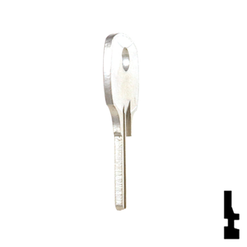 Uncut Key Blank | National | 1064M Office Furniture-Mailbox Key Ilco