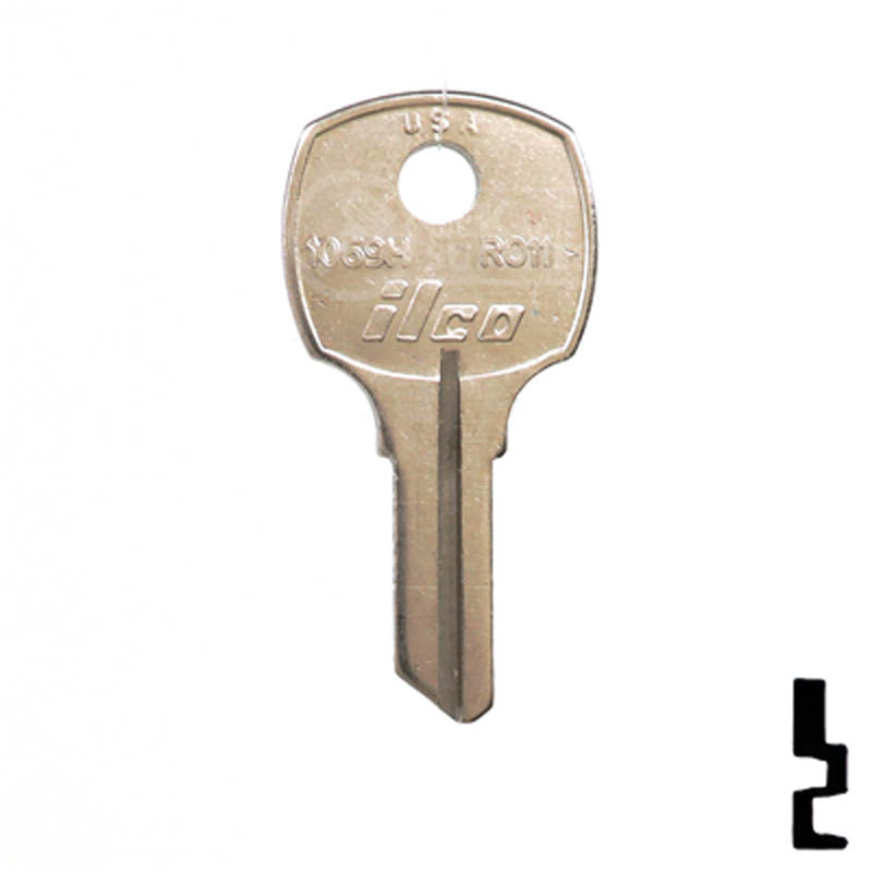 Uncut Key Blank | National | 1069H Office Furniture-Mailbox Key Ilco