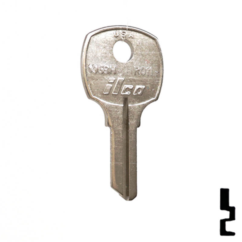 Uncut Key Blank | National | 1069H Office Furniture-Mailbox Key Ilco
