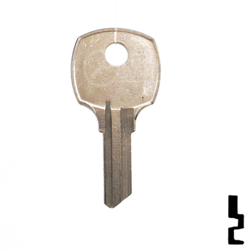 Uncut Key Blank | National | 1069H Office Furniture-Mailbox Key Ilco