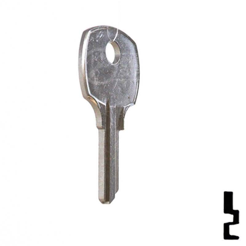 Uncut Key Blank | National | 1069H Office Furniture-Mailbox Key Ilco