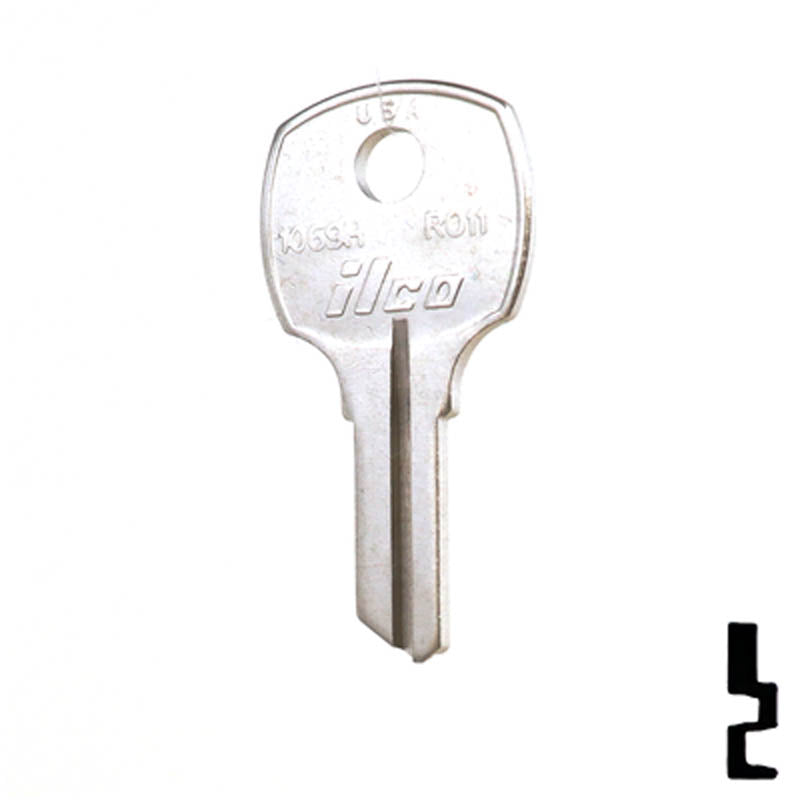 Uncut Key Blank | National | 1069H Office Furniture-Mailbox Key Ilco