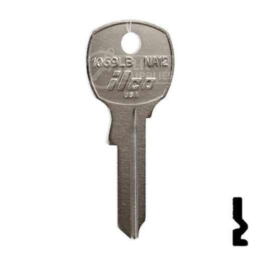 Uncut  Key Blank | National | 1069LB, NA12 Office Furniture-Mailbox Key Ilco