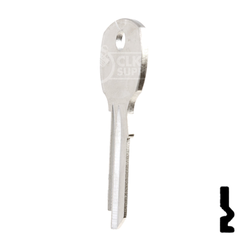 Uncut  Key Blank | National | 1069LB, NA12 Office Furniture-Mailbox Key Ilco