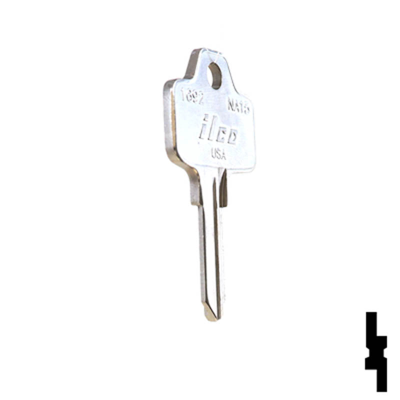 Uncut Key Blank | National | 1692, NA15 Office Furniture-Mailbox Key Ilco