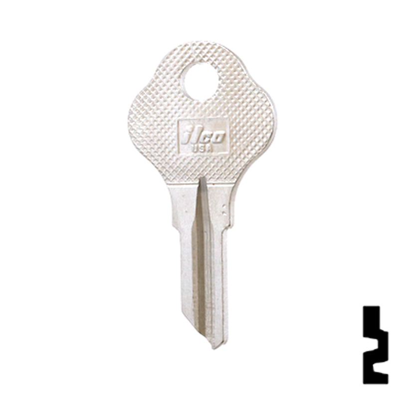 Uncut Key Blank | National Cabinet | 1069FNA Office Furniture-Mailbox Key Ilco