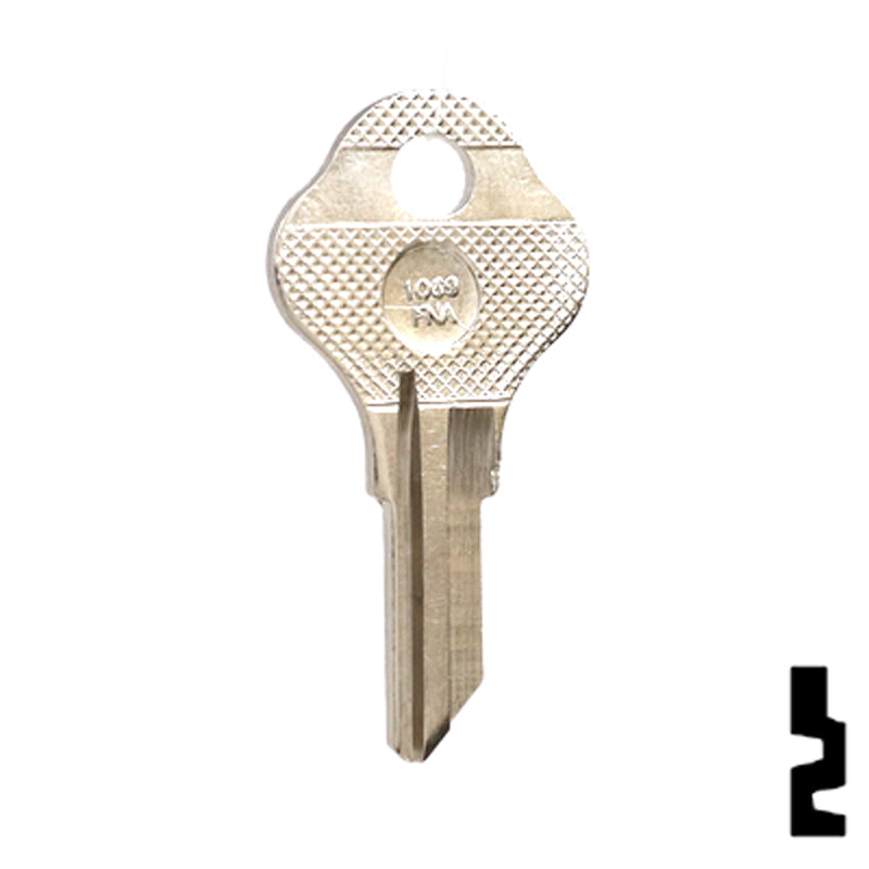 Uncut Key Blank | National Cabinet | 1069FNA Office Furniture-Mailbox Key Ilco