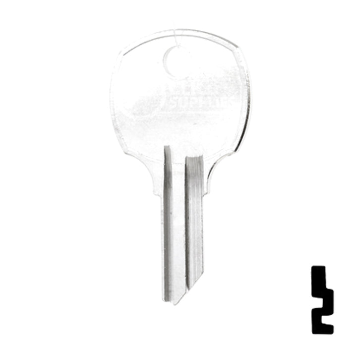 Uncut Key Blank | National Cabinet | 1069S Office Furniture-Mailbox Key Ilco