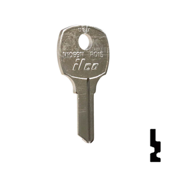 Uncut Key Blank | National Cabinet | N1069N, RO15 Office Furniture-Mailbox Key Ilco