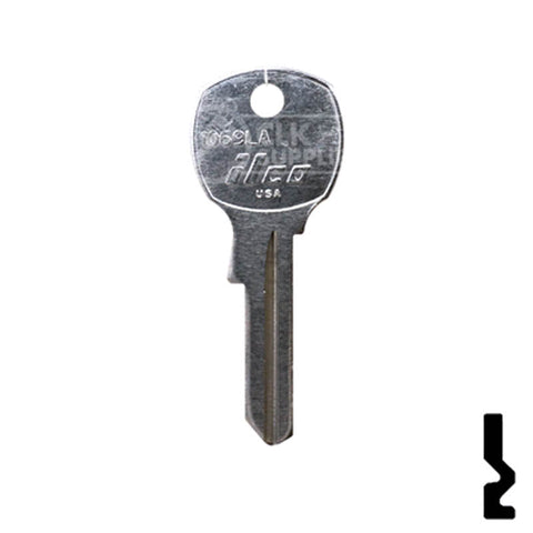 Uncut Key Blank | National, CompX | 1069LA Office Furniture-Mailbox Key Ilco
