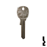 Uncut Key Blank | National, CompX | 1069LA Office Furniture-Mailbox Key Ilco