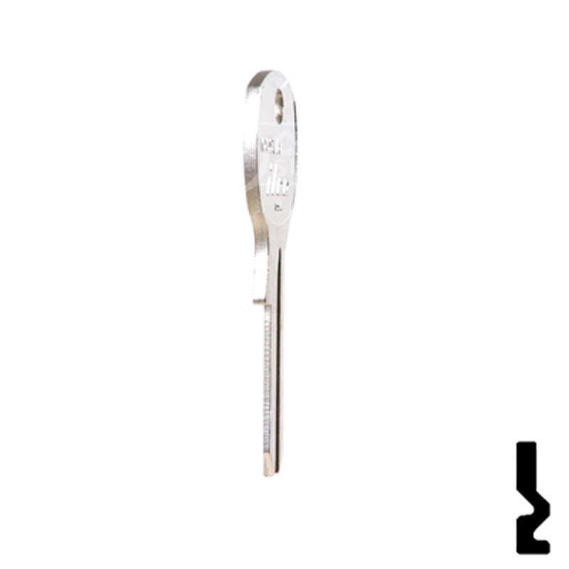 Uncut Key Blank | National, CompX | 1069LA Office Furniture-Mailbox Key Ilco