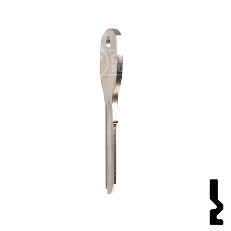 Uncut Key Blank | National, CompX | 1069LA Office Furniture-Mailbox Key Ilco