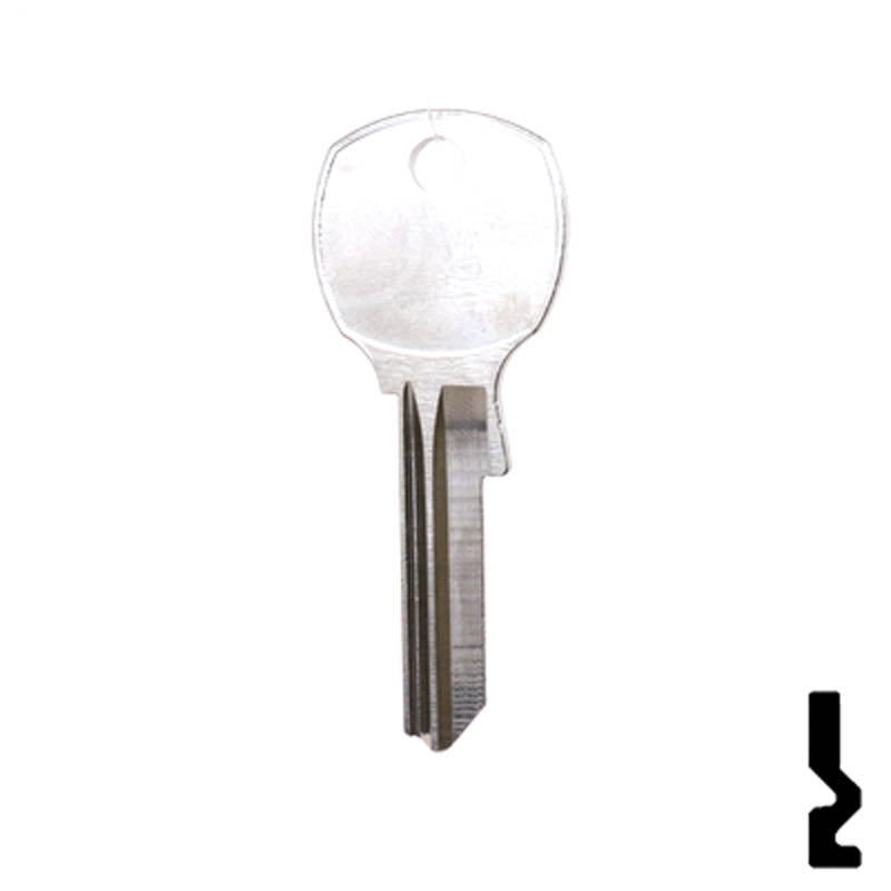 Uncut Key Blank | National, CompX | 1069LA Office Furniture-Mailbox Key Ilco