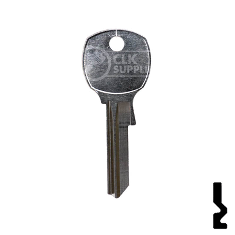 Uncut Key Blank | National, CompX | 1069LA Office Furniture-Mailbox Key Ilco