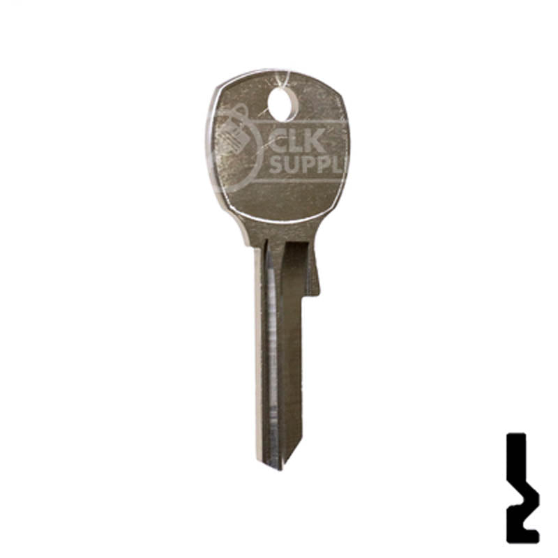 Uncut Key Blank | National, CompX | 1069LA Office Furniture-Mailbox Key Ilco