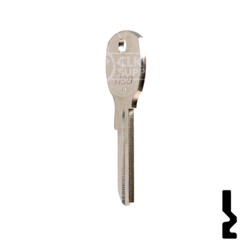 Uncut Key Blank | National, CompX | 1069LA Office Furniture-Mailbox Key Ilco