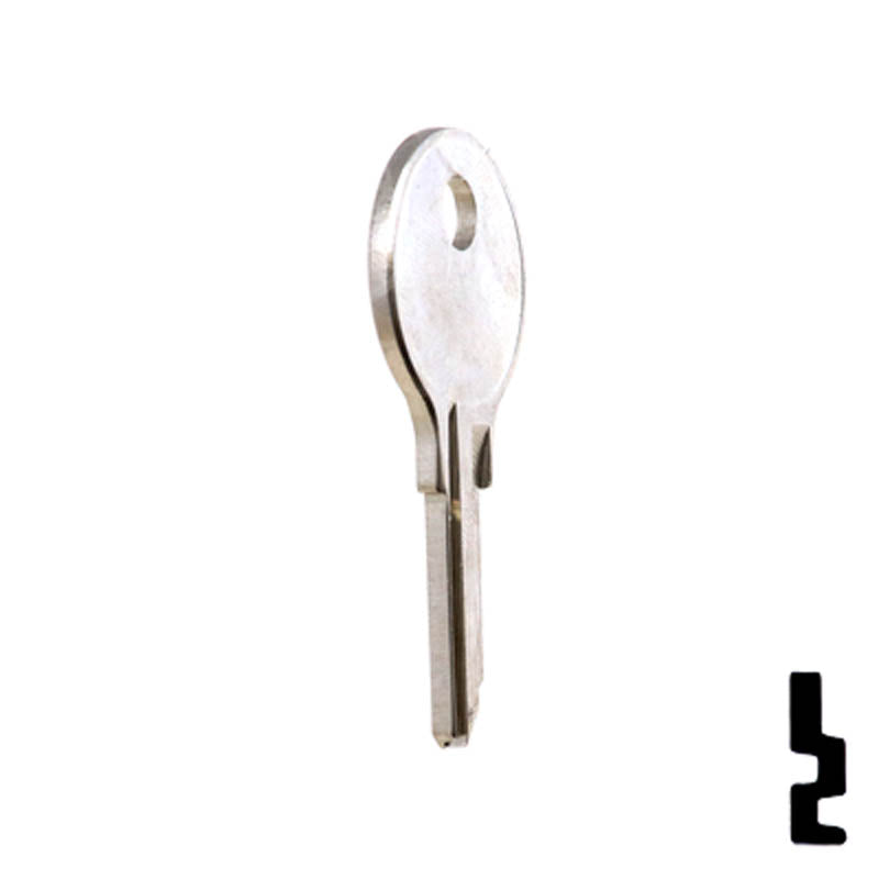 Uncut Key Blank | National, CompX | 1069W Office Furniture-Mailbox Key Ilco