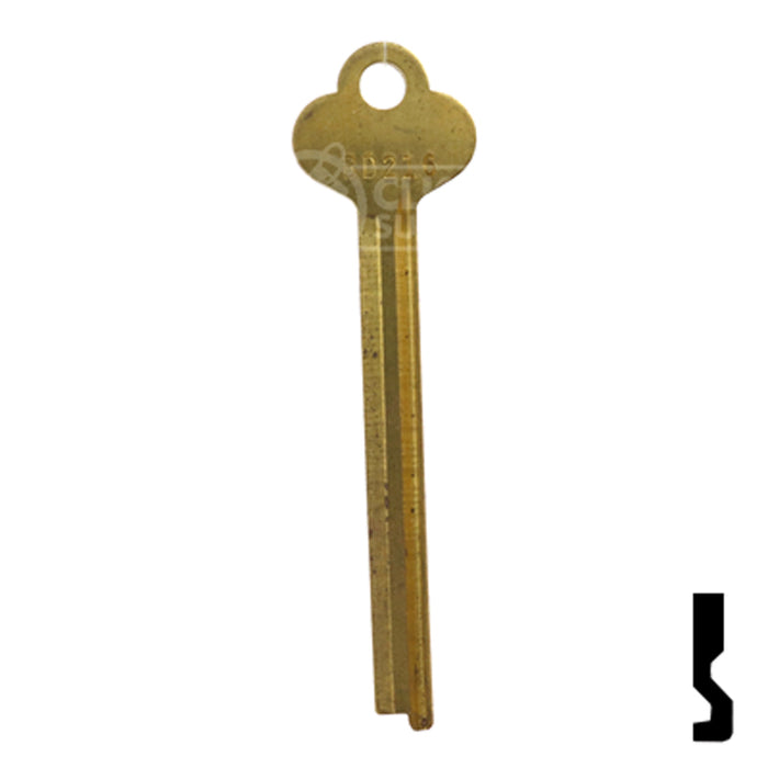 Uncut Key Blank | National, CompX | BD216 Office Furniture-Mailbox Key Framon Manufacturing Company, Inc