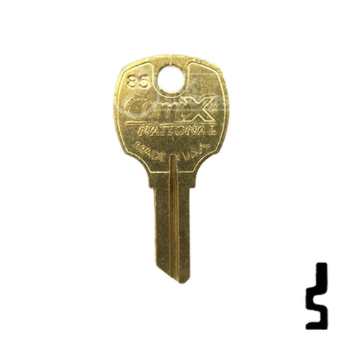 Uncut Key Blank | National | D8785 Office Furniture-Mailbox Key Compx Security