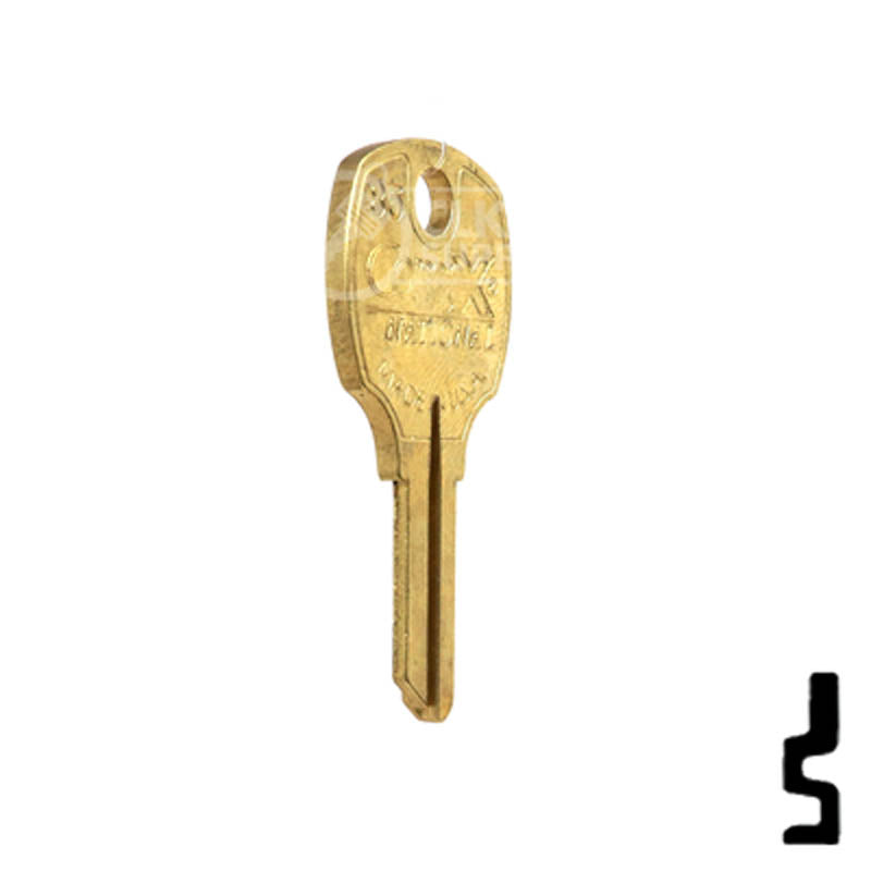 Uncut Key Blank | National | D8785 Office Furniture-Mailbox Key Compx Security