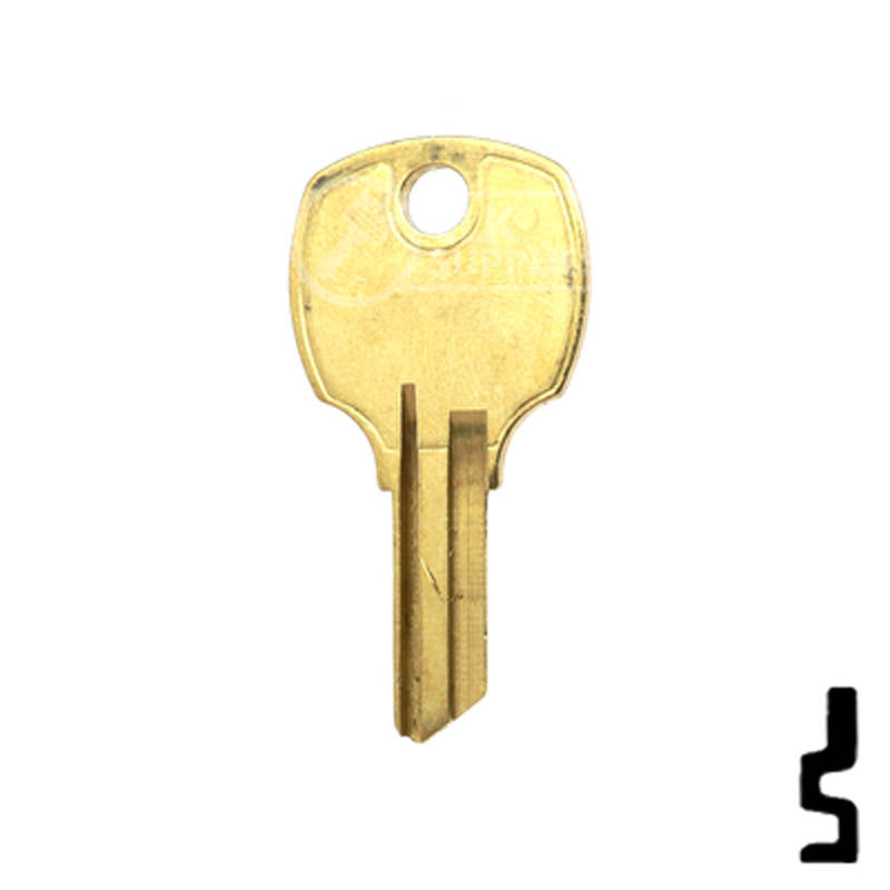 Uncut Key Blank | National | D8785 Office Furniture-Mailbox Key Compx Security