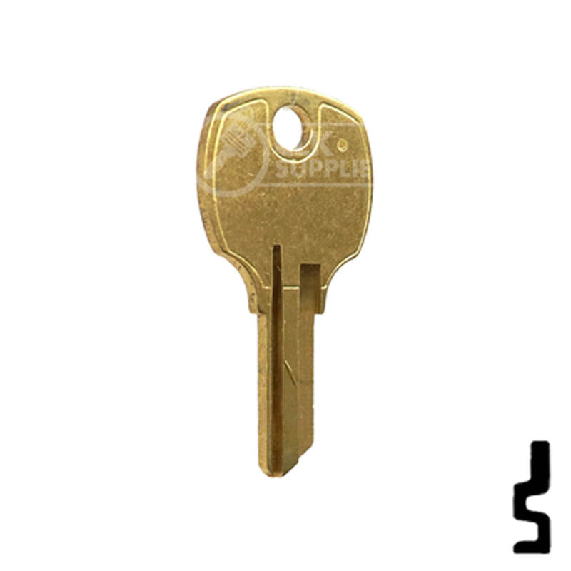 Uncut Key Blank | National | D8785 Office Furniture-Mailbox Key Compx Security
