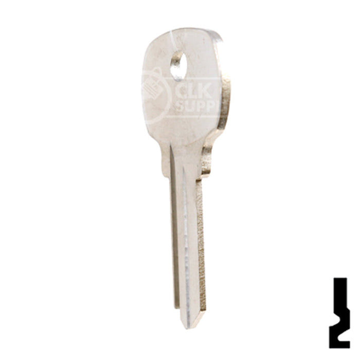 Uncut Key Blank | National Lock | R1064D, NA6 Office Furniture-Mailbox Key Ilco