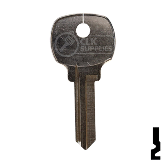 Uncut Key Blank | National Lock | R1064D, NA6 Office Furniture-Mailbox Key Ilco