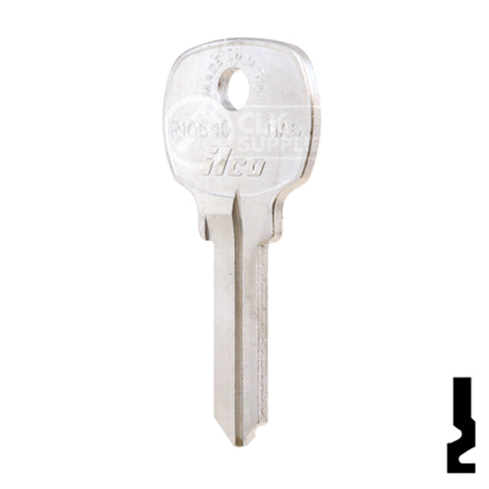 Uncut Key Blank | National Lock | R1064D, NA6 Office Furniture-Mailbox Key Ilco