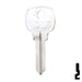 Uncut Key Blank | National Lock | R1064D, NA6 Office Furniture-Mailbox Key Ilco