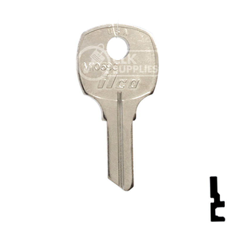 Uncut Key Blank | National | M1069C Office Furniture-Mailbox Key Ilco