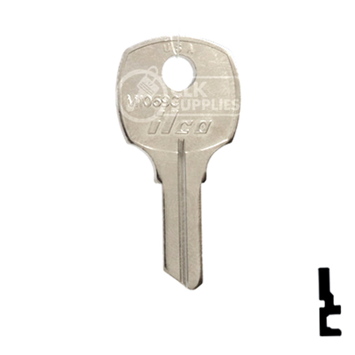 Uncut Key Blank | National | M1069C Office Furniture-Mailbox Key Ilco