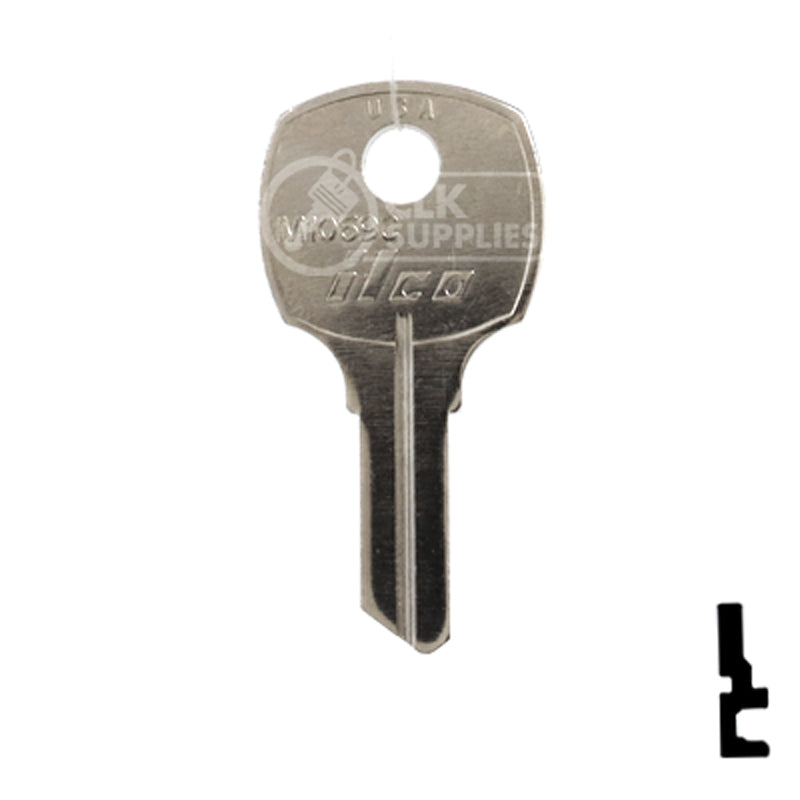Uncut Key Blank | National | M1069C Office Furniture-Mailbox Key Ilco