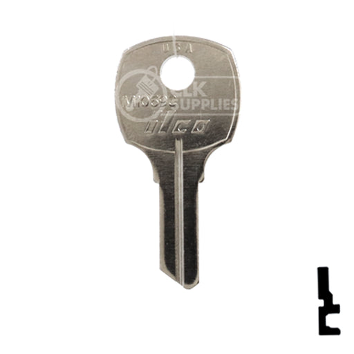 Uncut Key Blank | National | M1069C Office Furniture-Mailbox Key Ilco