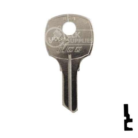 Uncut Key Blank | National | M1069C