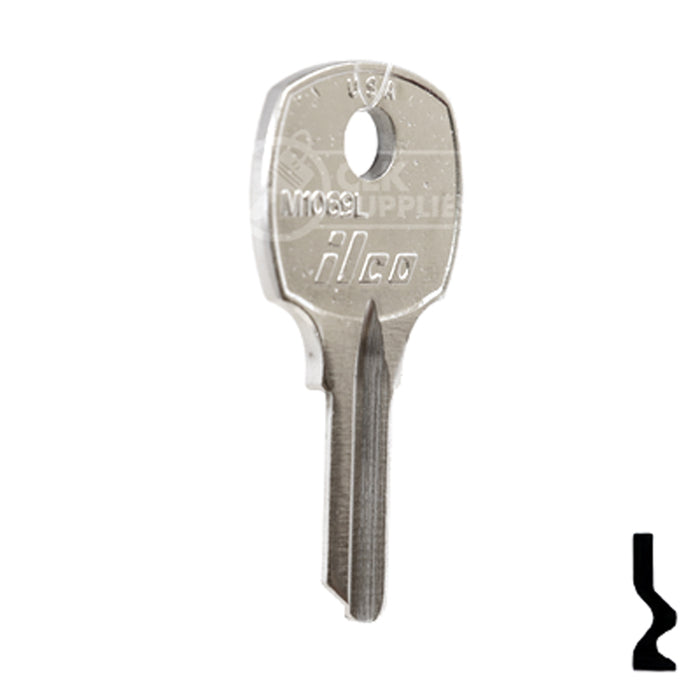 Uncut Key Blank | National | M1069L Office Furniture-Mailbox Key Ilco