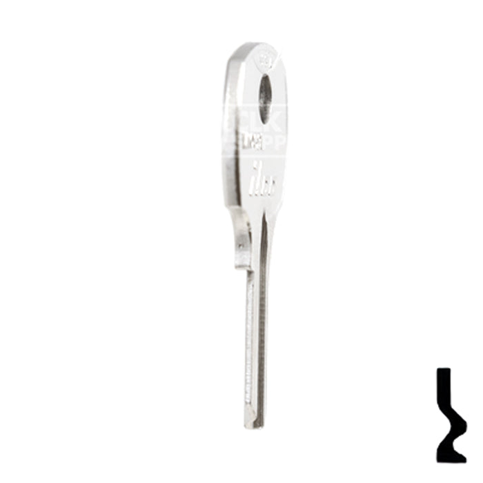 Uncut Key Blank | National | M1069L Office Furniture-Mailbox Key Ilco