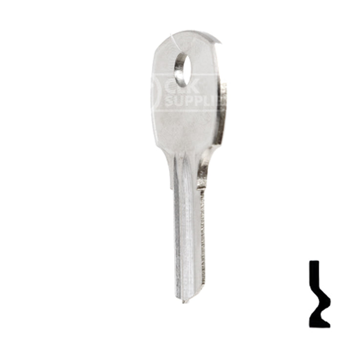 Uncut Key Blank | National | M1069L Office Furniture-Mailbox Key Ilco